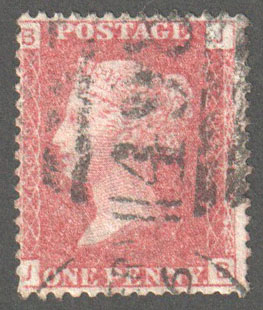 Great Britain Scott 33 Used Plate 140 - JB - Click Image to Close